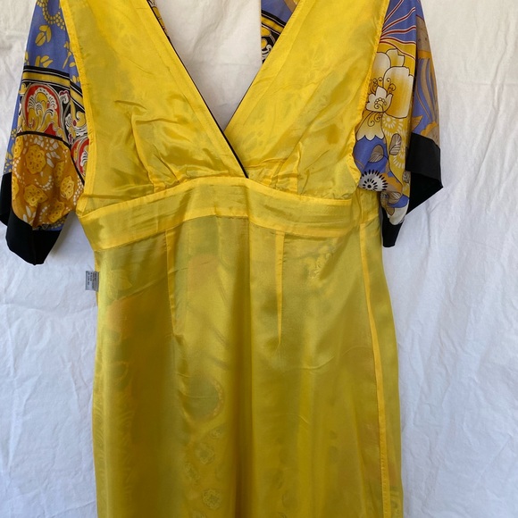 💥3 for $60💥Flawless silk Asian inspired dress. Muse Boston Proper head turner. 8 - Picture 9 of 13